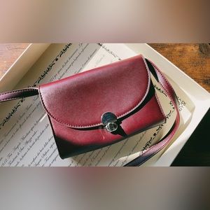Urban Outfitters burgundy shoulder crossbody bag